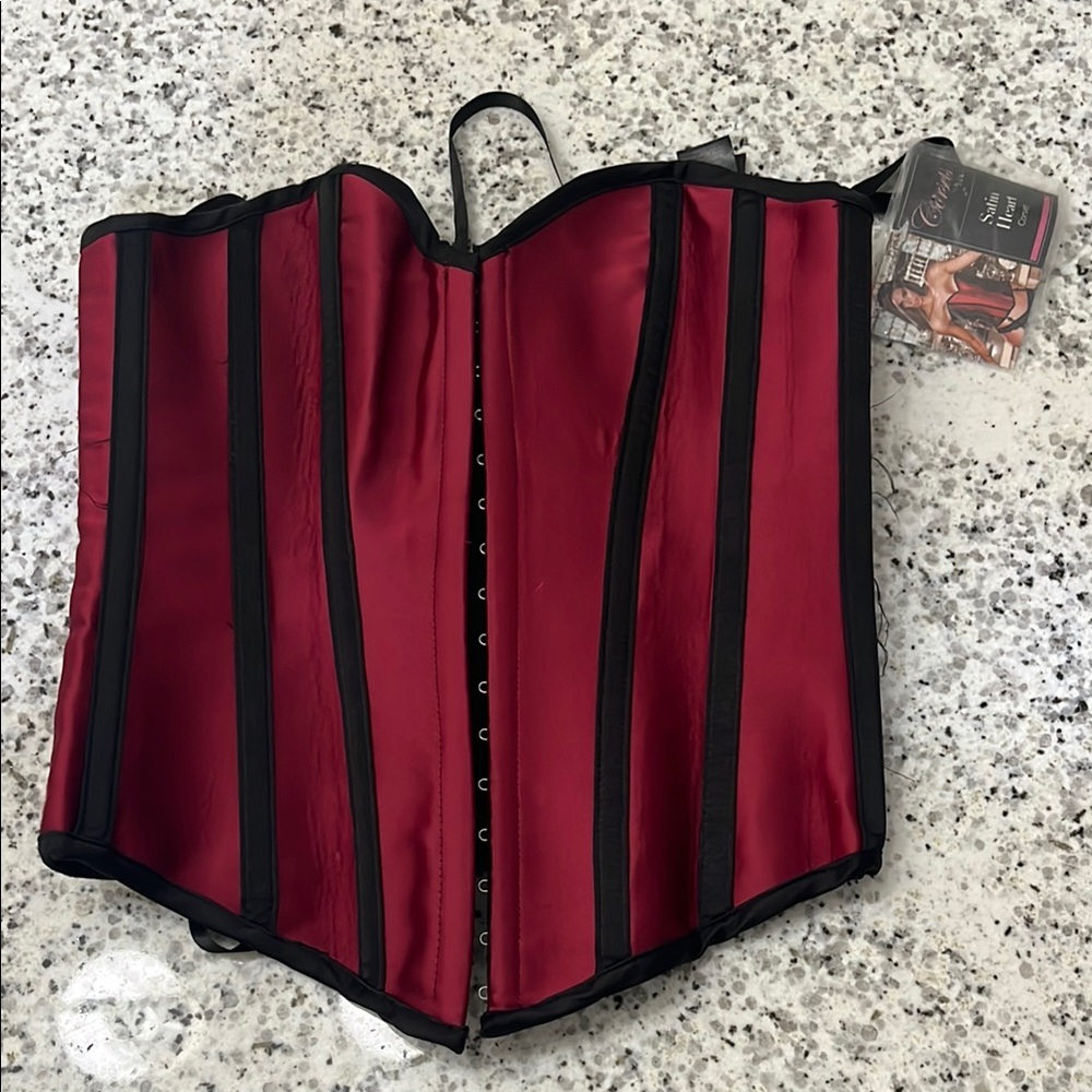 Baci Red and Black Corset